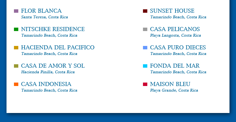 Flor del Pacifico Design and Construction Costa Rica